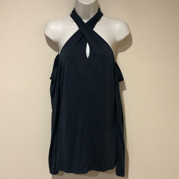 Cold shoulder long sleeve top - Picture 1 of 7